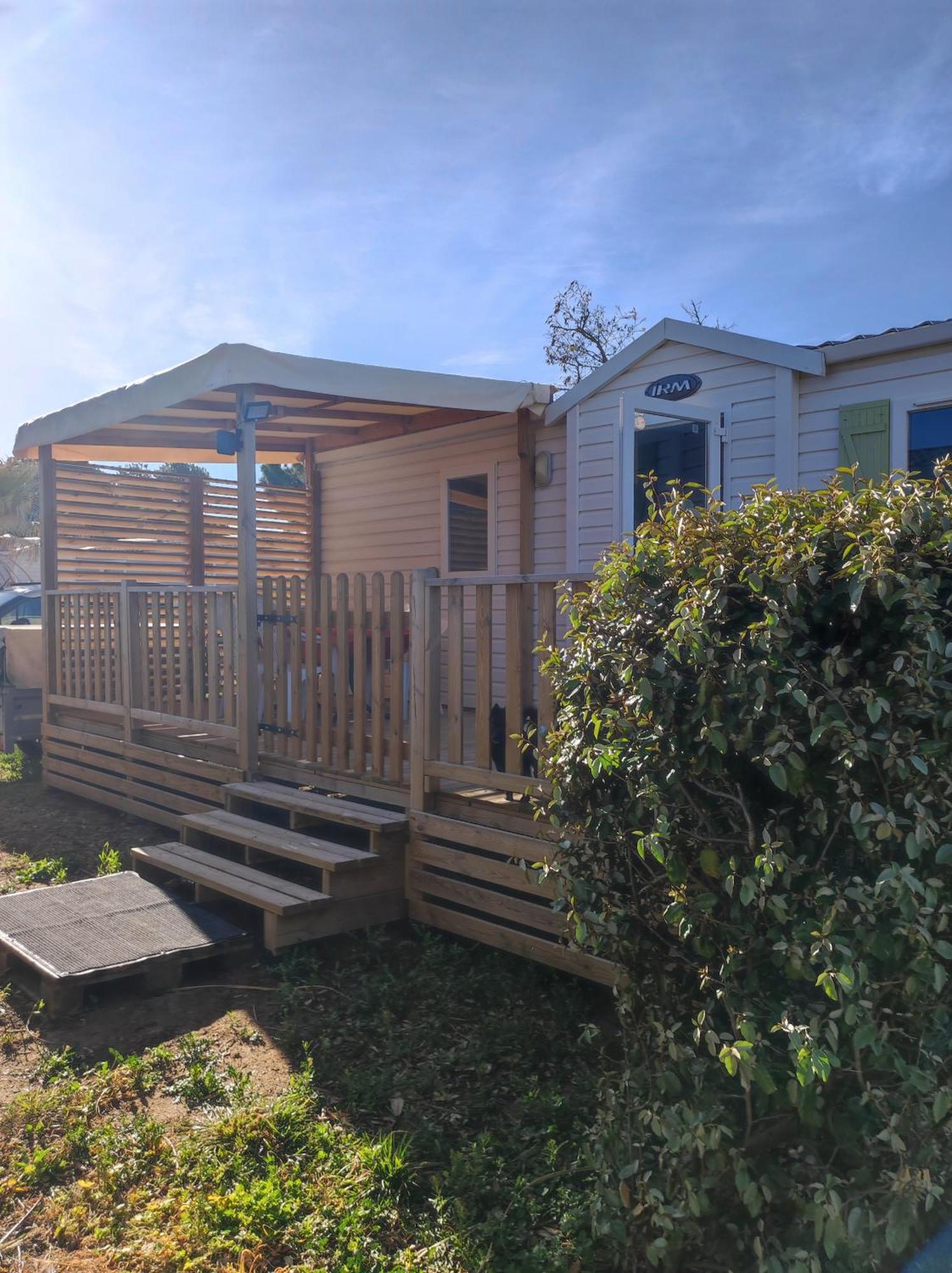 Mobil Home Lucky Climatise Camping Novela Port La Nouvelle ภายนอก รูปภาพ